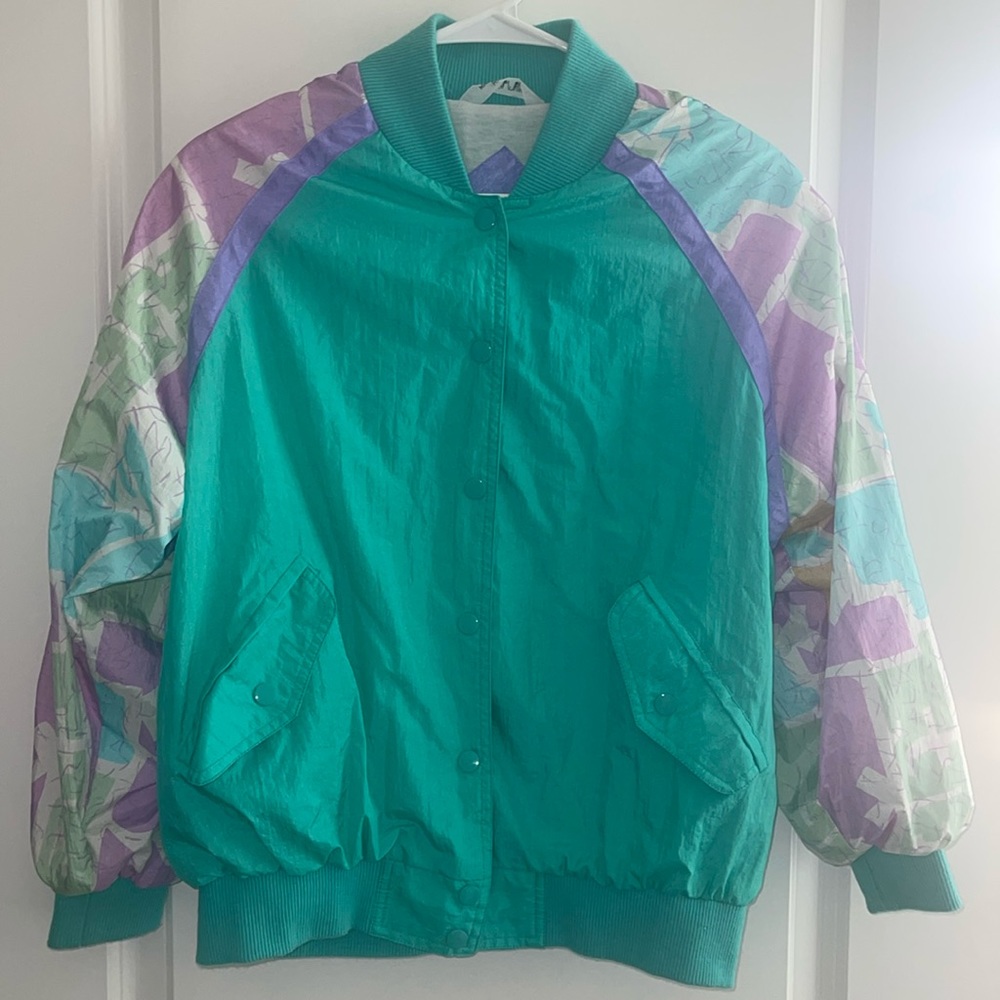 VINTAGE River Edge Tracksuit Jacket Womens Medium RE Sport Jogging